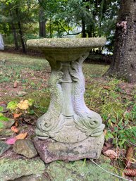 Outdoor Concrete Pedestal Sculpture