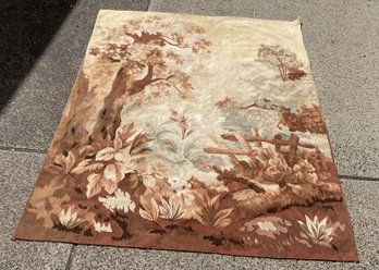 Fine Vintage Hand-knotted Tapestry Rug