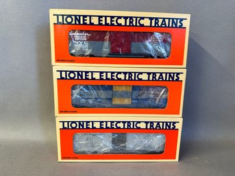 NIB Lionel Trains Three Pack: 6464 Boxcar Series III, 6-19266