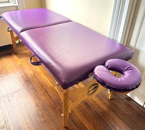 Living Earth Crafts Portable Massage Table In Carrying Case, Appears Unused