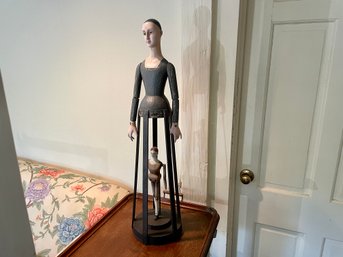 Folk Art Wooden Doll Mannequins