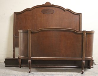 Vintage 1940s Mahogany Full Size Bed