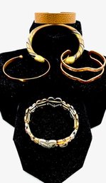 Collection Of Coppertone Bracelets & Cuffs