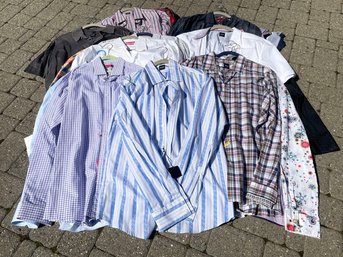 Long Sleeve Shirts By Hugo Boss - Men's L