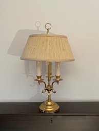 Vintage Brass Candlestick Lamp