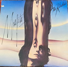 THE KINKS - MISFITS - RECORD- AB 4167 - 1978 - WITH Sleeve- VG CONDITION