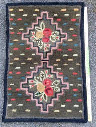 Handhook Wool Area Rug 24x36 Appears New