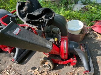 Two Troy-Bilt CSV206 Self-Propelled Lawn Vacuums In Need Of TLC