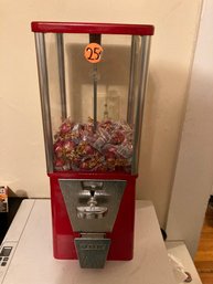 Vintage Red Gum-ball Candy Machine