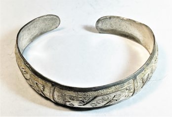 Sterling Silver Cuff Bracelet South American `