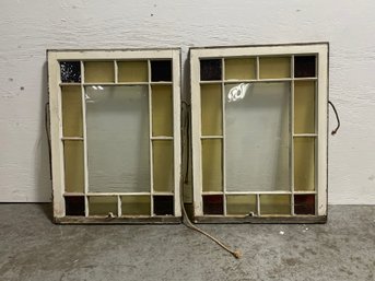 Pair Of Antique Sash Windows