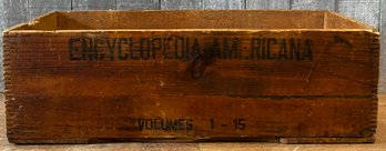 Vintage Encyclopedia Americana Box