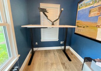 Jarvis Adjustable Height Standing Desk By Fully Plus Extras