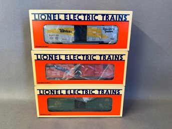 NIB Lionel Trains Three Pack: 6464 Boxcar Series Edition Two, 6-19257