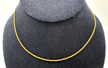 14K Gold Chain Necklace, Italy