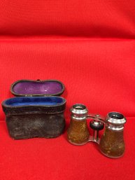 Antique Opera Glasses With Case