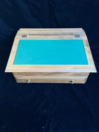 Wooden Silverware Storage Chest Canteen