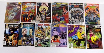 A Mixed Lot Of Star Trek Comic Books - Various Series