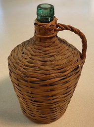 Vintage Wicker Wrapped VIRESA Bottle