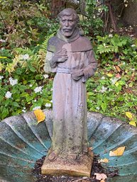 Concrete St. Francis Garden Statue