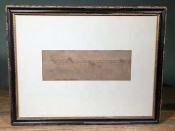 RARE HISTORICAL PIECE - Artwork / Sketch For HMS Shannon - Dated 1839 - This Might Be Something VERY Good