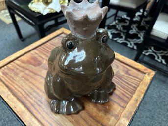 Glazed Terra Cotta Frog