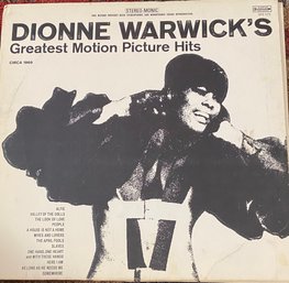 DIONNE WARWICK'S - GREATEST MOTION PICTURE HITS- SOUL LP - SPS-575 - VG CONDITION RECORD