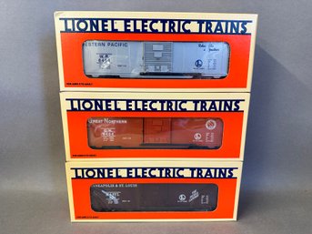 NIB Lionel Trains Three Pack: 6464 Boxcar Series 1st Edition, 6-19247