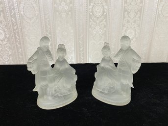 Colonial Figures - Frosted Glass Figures