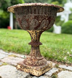 A Beautiful 19th Century Cast Iron Urn