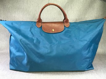 Incredible $660 Retail Blue LONGCHAMP - LE PLIAGE XL - Tote / Shopper - Made To Fold - See 2nd Photo - WOW !