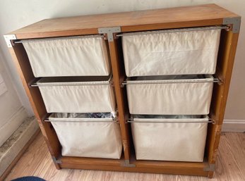 Cubby Cabinet With Pull Out Baskets