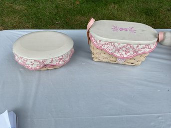 2 Longaberger Hope Baskets