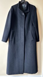 Hilary Radley Women's Wool & Angora Coat, Size 10