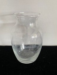 Glass Tapered Round Vase