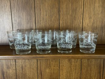 Vintage Rocks Whiskey Barware Glass Pick Up Lines
