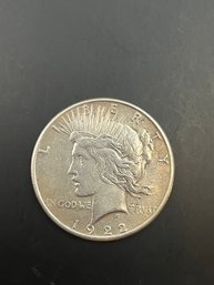 1922-S Silver Peace Dollar