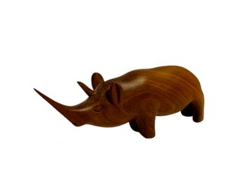 Small Carved Rhino