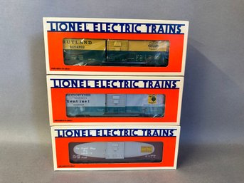 NIB Lionel Trains Three Pack: 6464 Boxcar Series V, 6-19276