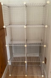 Metal Cube Storage Shelf