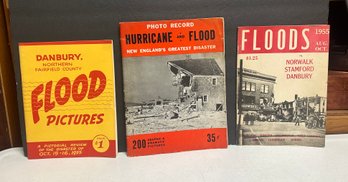 Flood Pictures October 15-16, 1955, Floods Norwalk Stamford Danbury, Photo Record Hurricane & Flood. MICB - A1