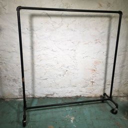 (2 Of 2) THE BEST ! - Large Commercial Rolling Clothing Rack - Use For Storage - Don't Bother With Cheap Ones