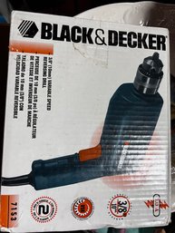 NIB! Black And Decker 3/8' Power Drill