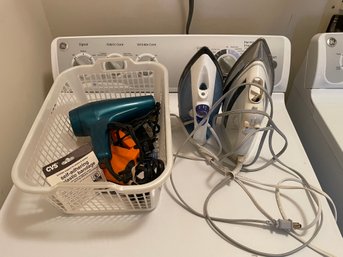 2 Hairdryers And 2 Clothes Irons