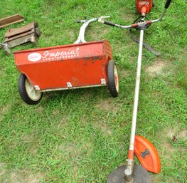 Imperial Lawn Spreader Kioritz String Trimmer