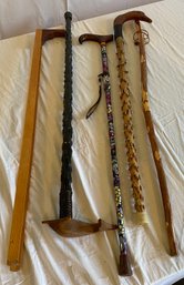 Five Walking Sticks