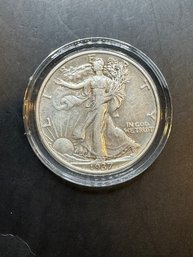 1937 Walking Liberty Silver Half Dollar