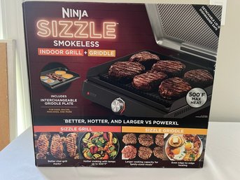Ninja Sizzle Smokeless Grill - NEW IN BOX