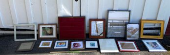 Assorted Picture Frames Desk Wall Hanging New And Used