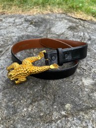 Barry Kieselstein-Cord Genuine Lizard Belt